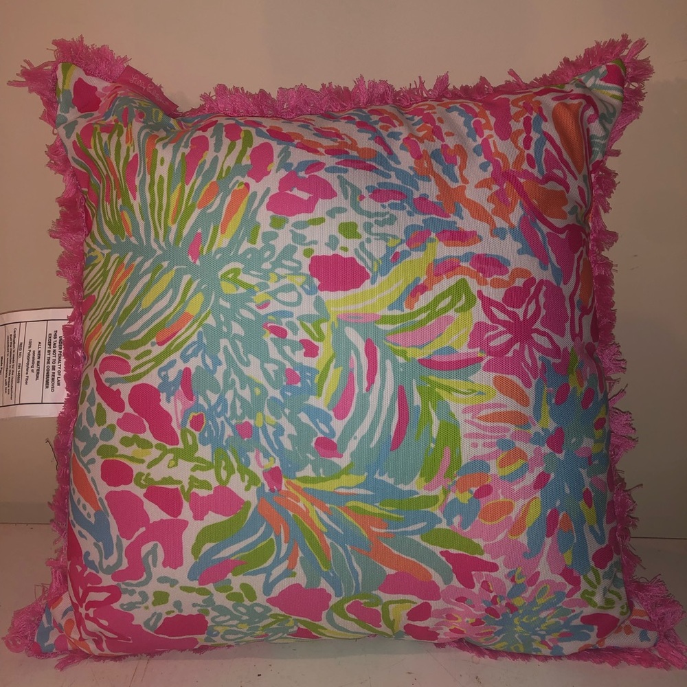 Authentic Lilly Pulitzer Throw Pillow